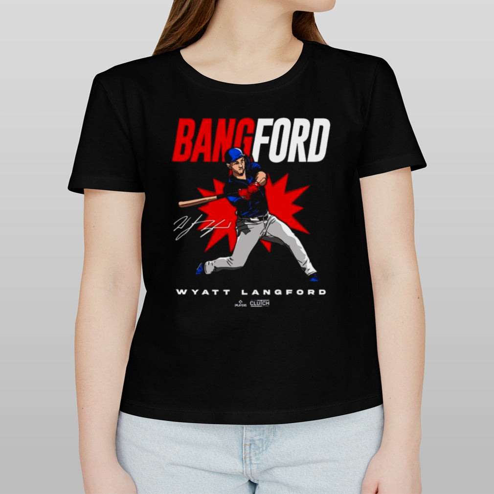 Wyatt Langford Bang Ford Signature T-shirt