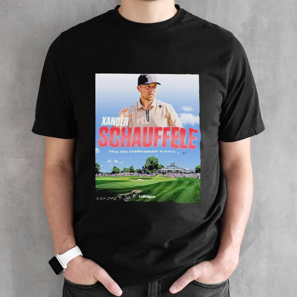 Xander Schauffele 2024 PGA Championship Winner Poster shirt