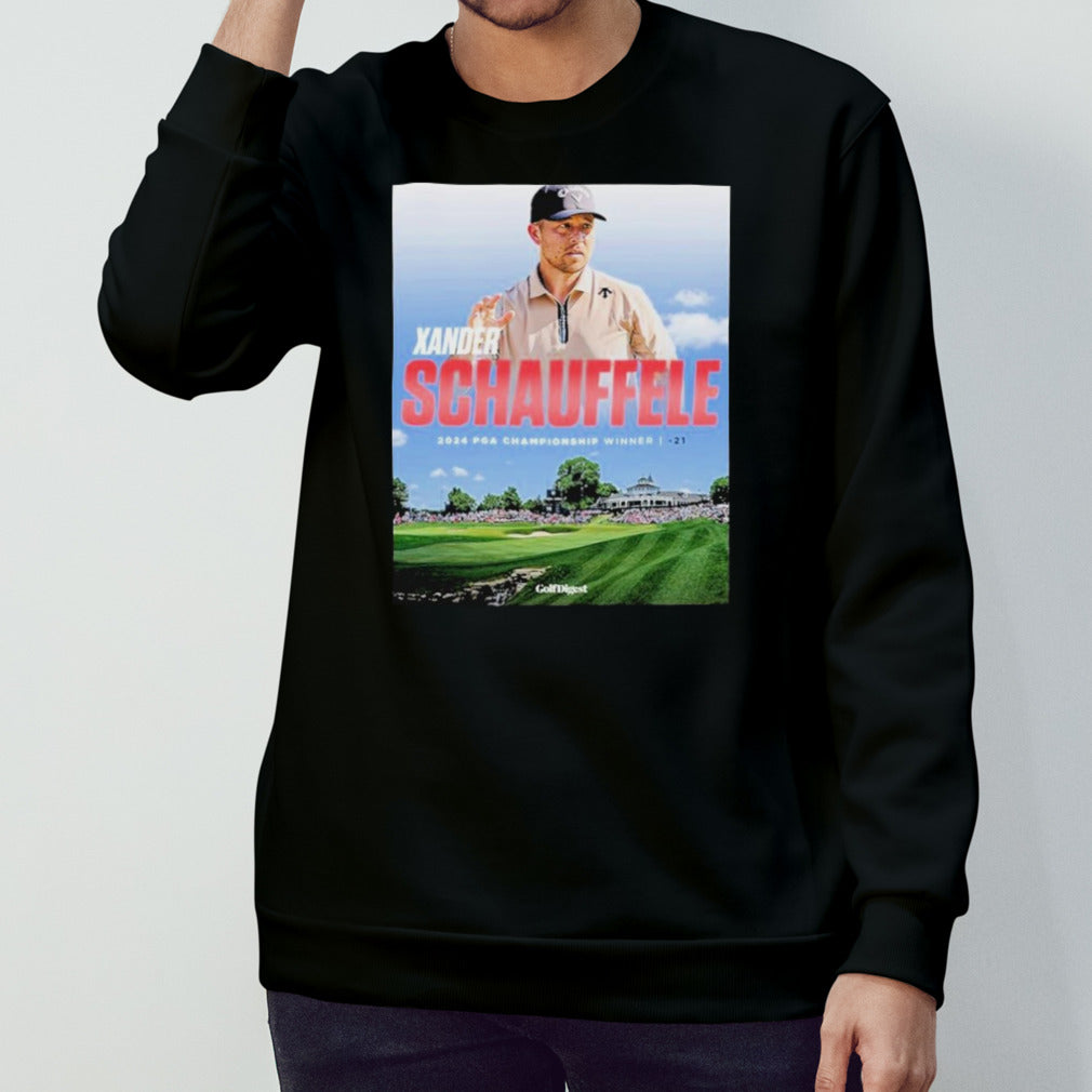 Xander Schauffele 2024 PGA Championship Winner Poster shirt