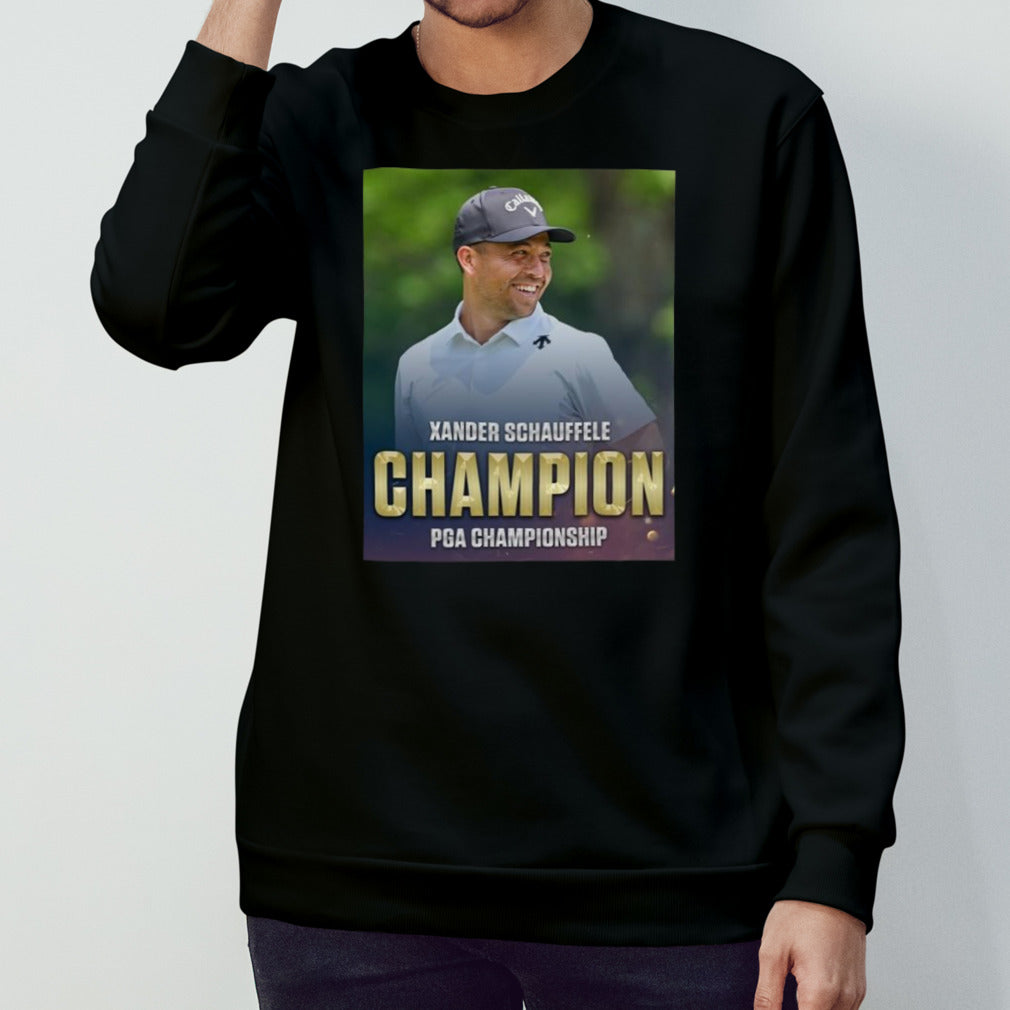 Xander Schauffele Champion Pga Championship 2024 Poster T-shirt