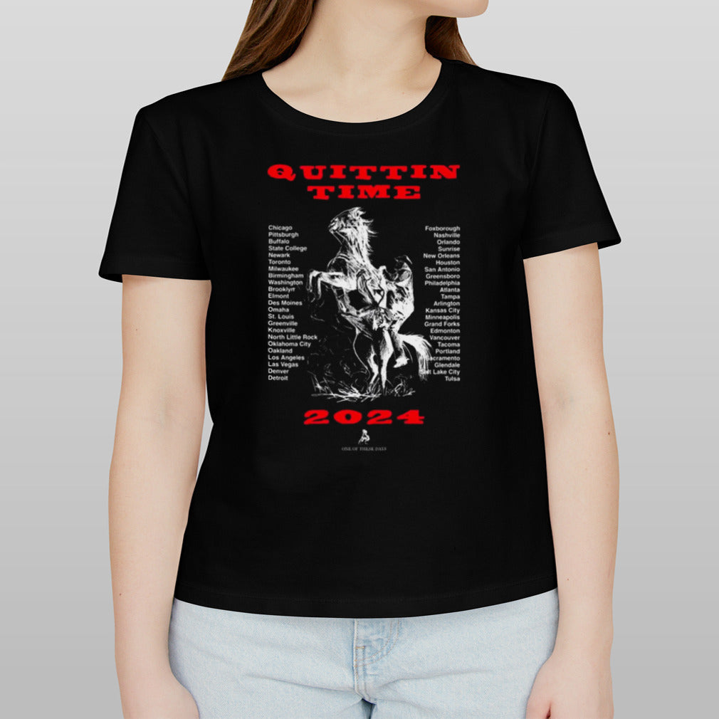 Zach Bryan One Of These Day Quittin Time 2024 Shirt