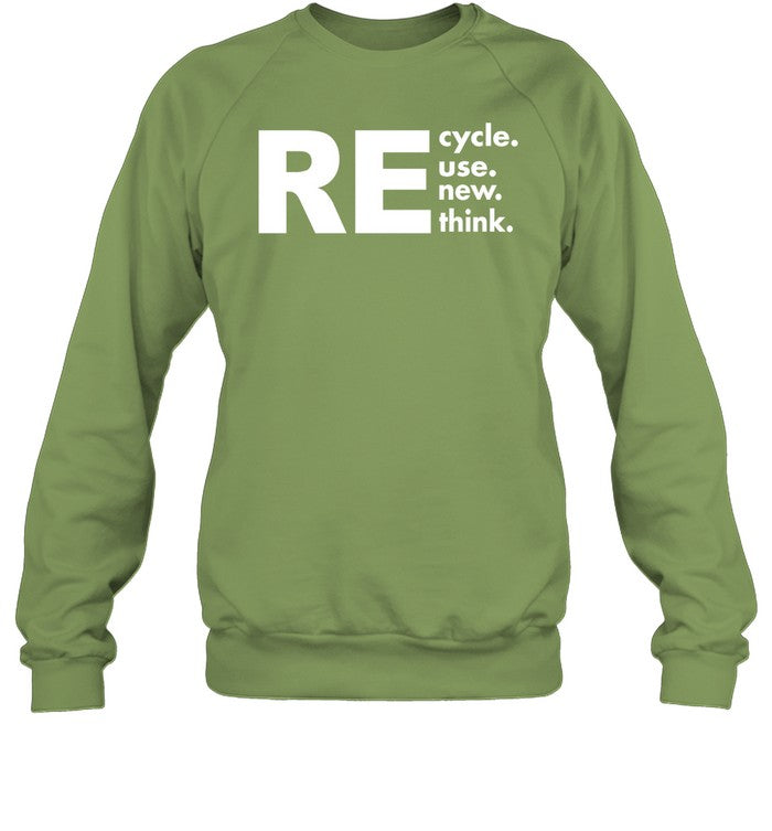 Recycle Reuse Renew Rethink Hoodie