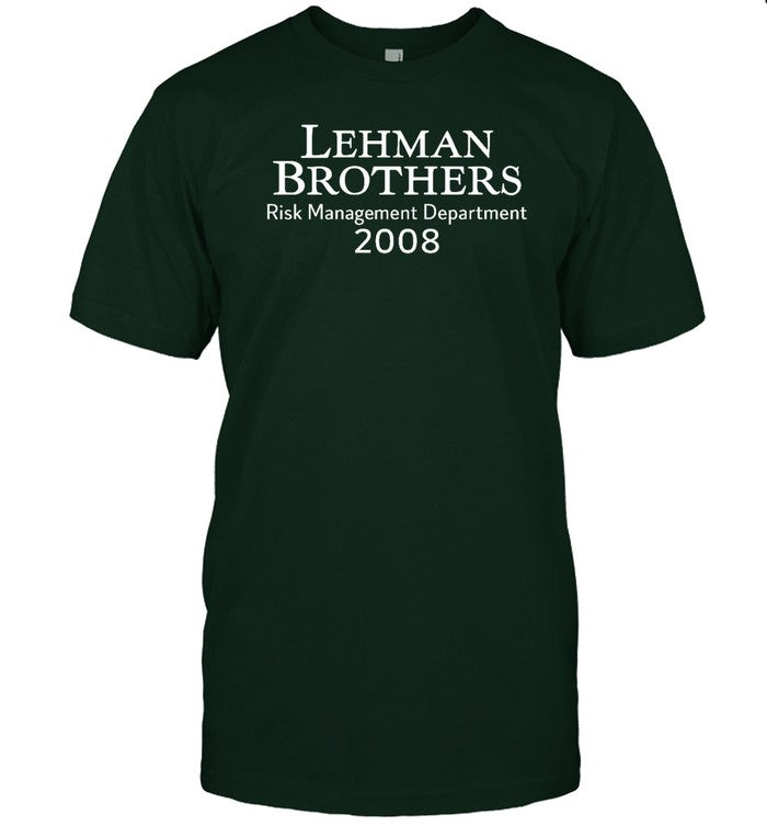 Lehman Brothers Risk Management Department 2008 Hoodie