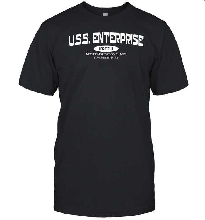 on Kleyla U.S.S. Enterprise Ncc-1701-G Neo-Constitution Class Captain Seven Of Nine Shirt