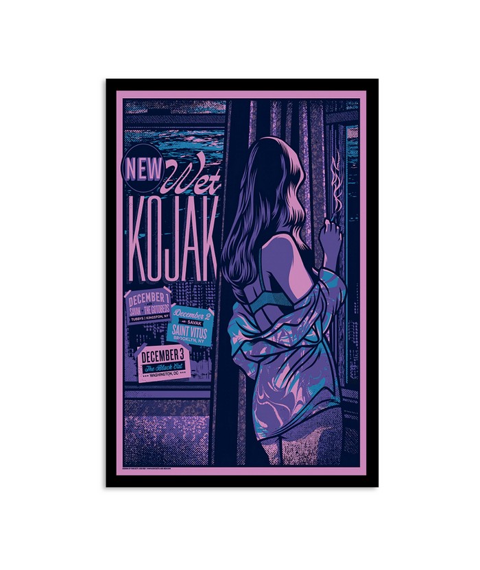 New Wet Kojak December 1, 2023 Savak The Gotobeds Tubby's Kingston, NY Poster