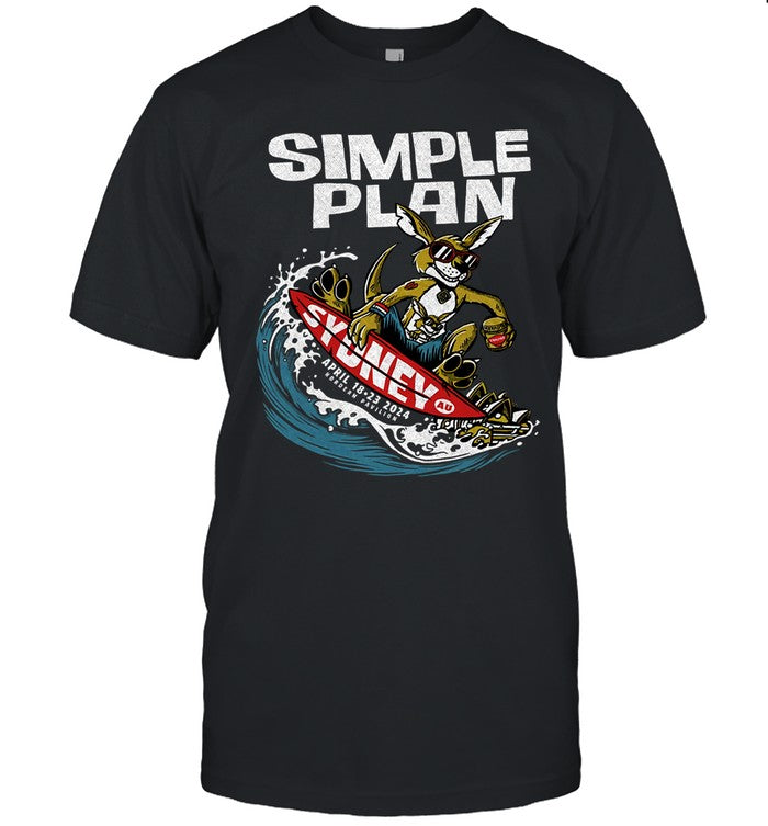 Simple Plan April 18-23 2024 Hordern Pavilion Shirt