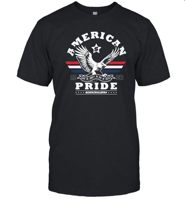 Side Scrollers Podcast American Pride T-Shirts