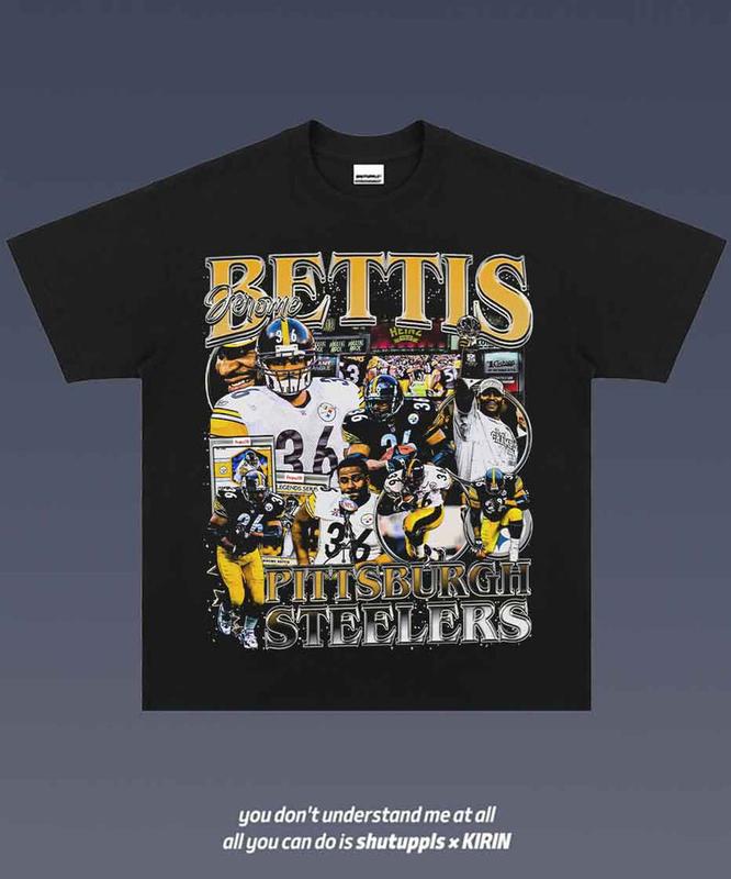 JEROME BETTIS 1.0 VINTAGE TEE AMERICAN FOOTBALL GIFT FOR FAN