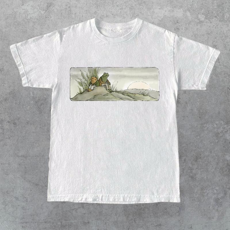 Toad 90s Vintage Graphic Shirt, Retro Sad Frog Tee, Nature Shirt, Funny T-Shirt, Book Lovers Shirt, Vintage Unisex Cotton Tee