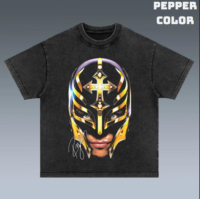 VINTAGE TEE REY MYSTERIO, Prints Vintage T-Shirt, Wrestler Shirt, WWE Shirt, Graphic Tee Shirt, Unisex T-Shirt, Gift For Him, Crewneck Short Sleeve S