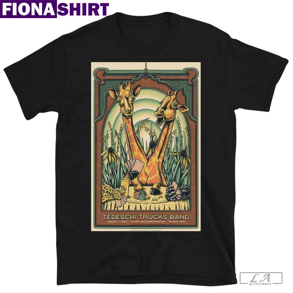 Poster Tedeschi Trucks Band August 7 2024 Toledo Zoo Amphitheater In Toledo OH Shirt
