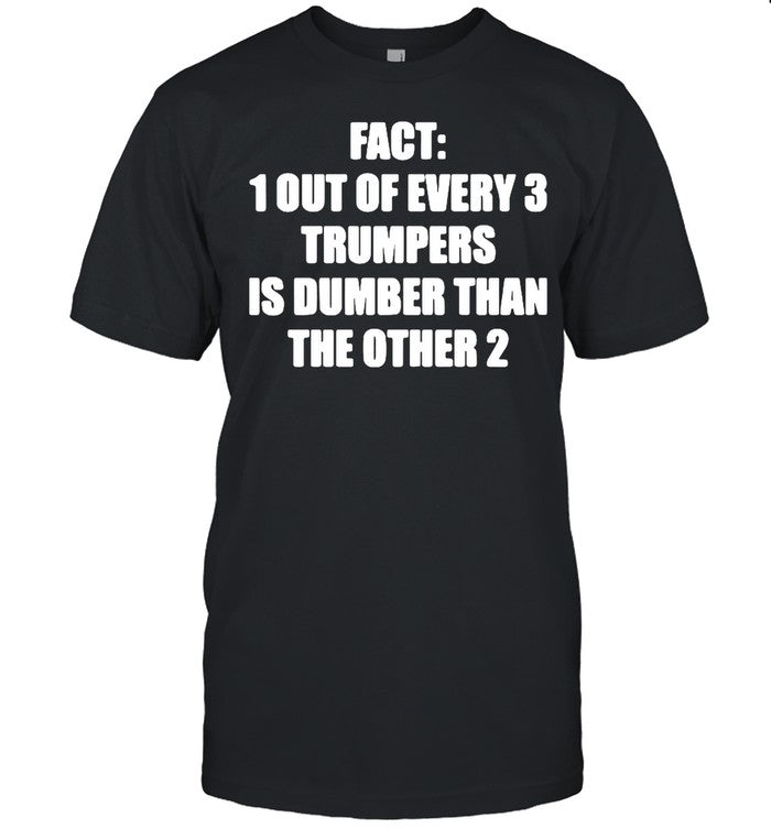 Fact 1 Out Of Every 3 Trumpers Is Dumber Than The Other shirt