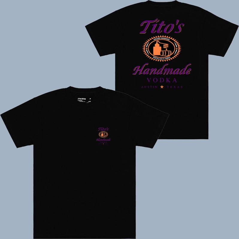 Tito Hanmade Vodka New T-shirt - 2 Side - Multiple Fashion Choices - Statement Pieces - Unisex Clothing Choices - Size Range For Everyone - Every Col