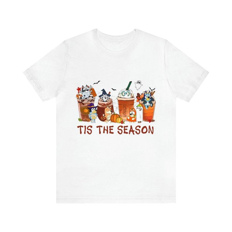 Adult Halloween Bluey Tee T-shirt Bluey Halloween Bluey Halloween Tee_Cotton T-Shirt, Perfect Tee, Gifts For Boyfriend and Girlfriend T-Shirt