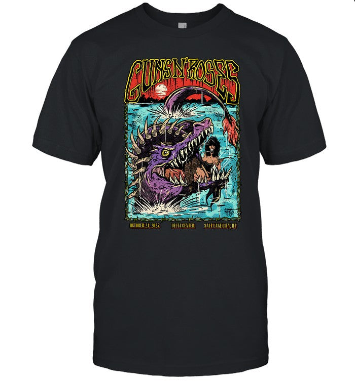 Guns N' Roses Delta Center October 24, 2023 Concert Shirt