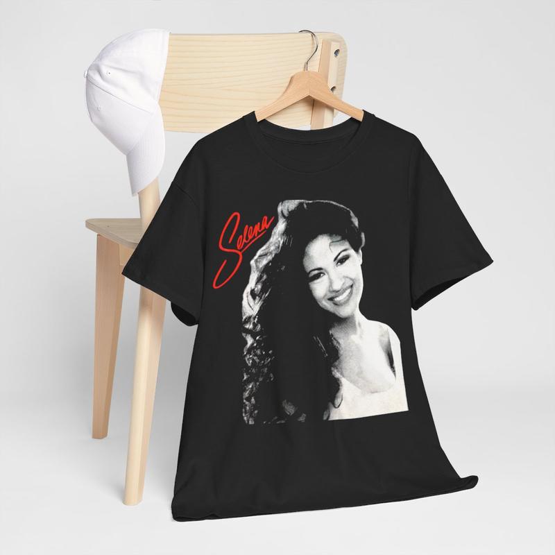 Selena T-shirt Selena Quintanilla Cotton Unisex Shirt Menswear Tshirt