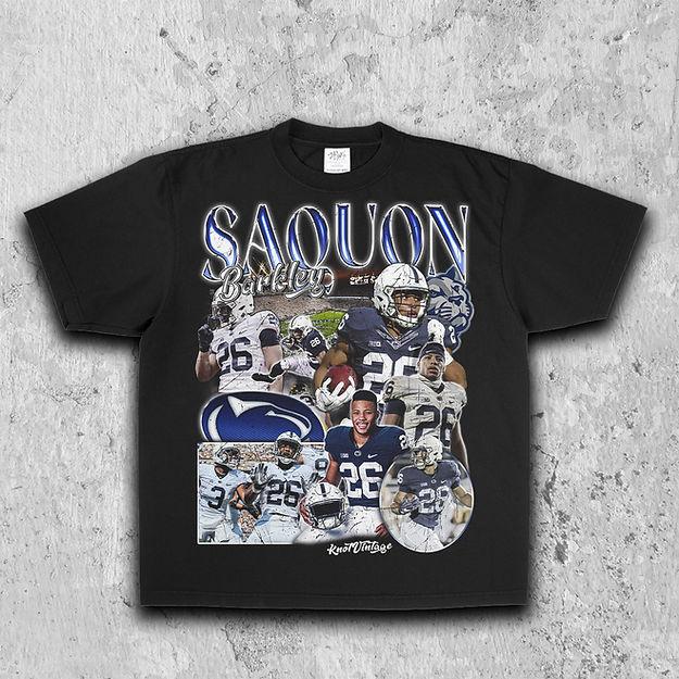 Saquon Barkley Penn State Tee Vintage Tee Men's Graphic T-Shirt Gift For Fan