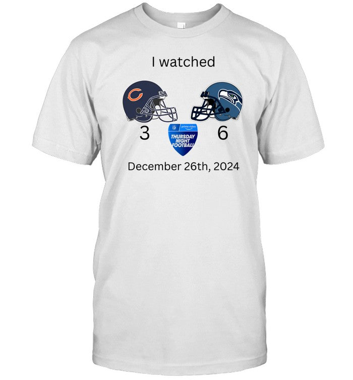 I Watched Thursday Night Football December 26Th 2024 Shirt