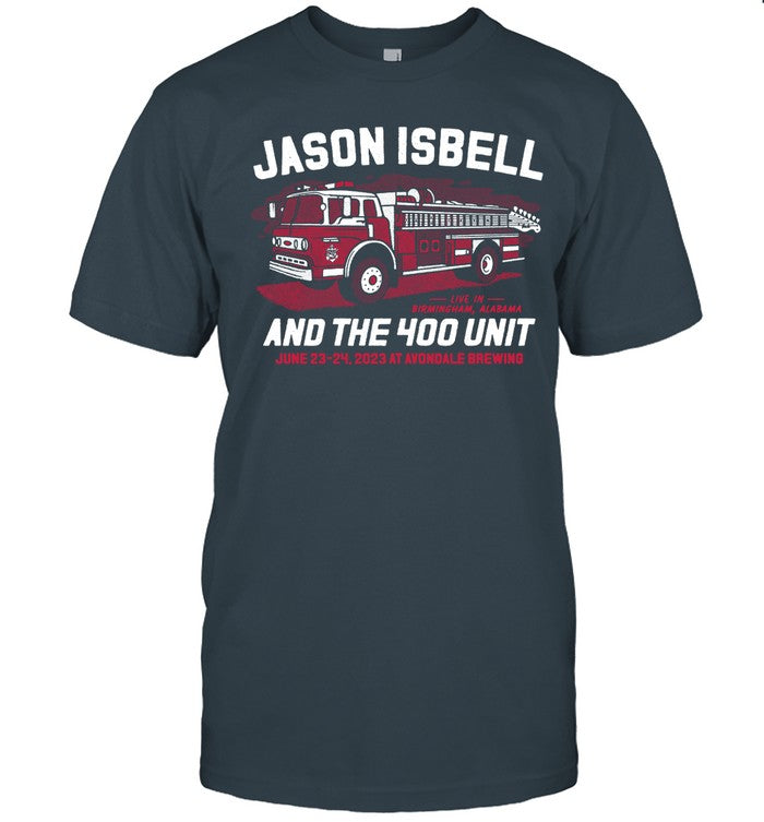 Jason Isbell and the 400 Unit Birmingham, AL June 23-24 2023 Tee
