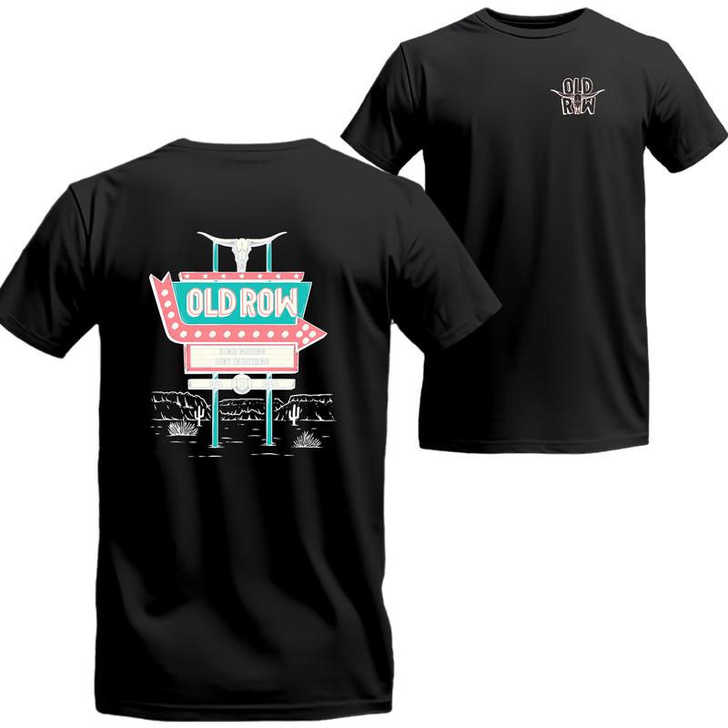 Local Boy Outfitters Old Row Retro Sign T-Shirt, Unisex T-shirt For Men, For Women, Best choice, Menswear Top, Beer Shirt, Unisex T-shirt For Men, Fo