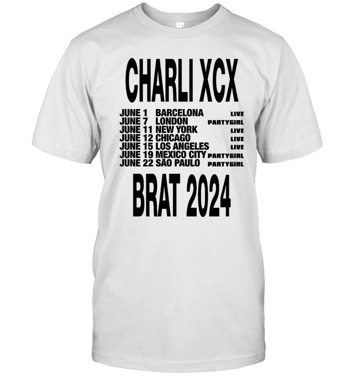 Limited Charli XCX Brat Shirt 2024