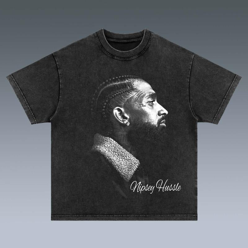 VINTAGE TEE NIPSEY HUSSLE V2 , Free Shipping, tour 2024 shirt, Hiphop Shirt, Rapper Shirt