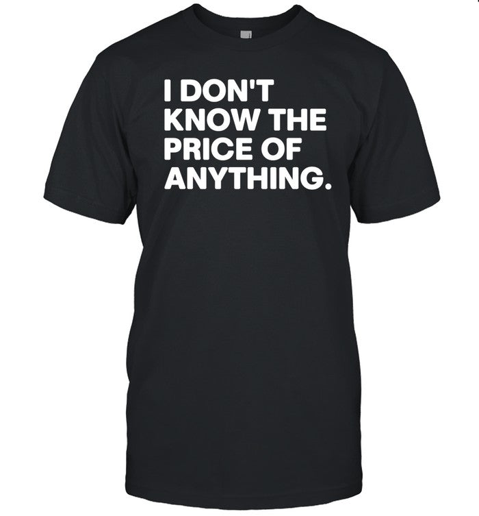 Rock Drew Carey Wearing I Don't Know The Price Of Anything Shirt