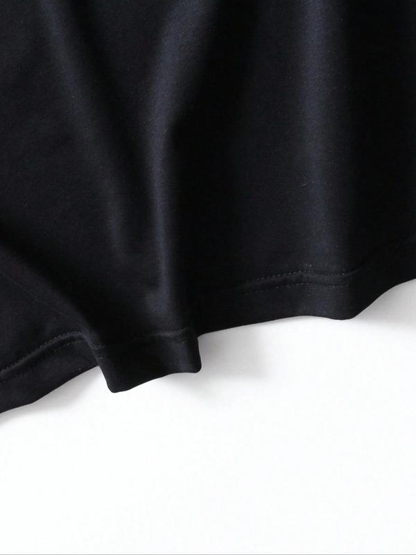 Men's Letter & Car Print Round Neck Tee, Summer Clothes, Casual Regular Fit Short Sleeve Crew Neck Graphic T-Shirt for Summer, Men's Top for Casual We