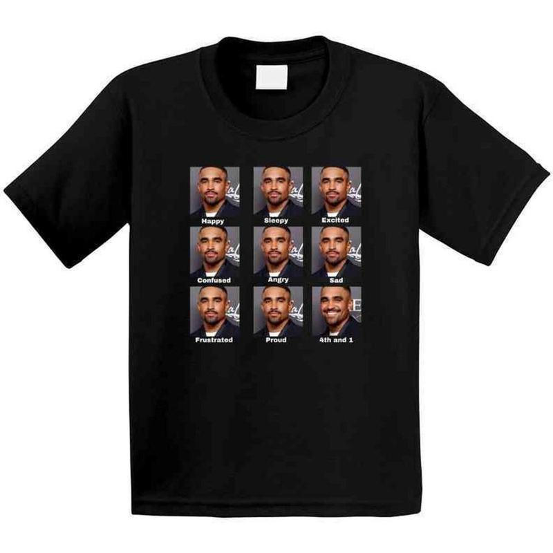 Jalen Hurts 4th And 1 Tush Push Football T Shirt, Vintage Jalen Hurts Shirt, Philly Football Shirt, Bird Gang Shirt