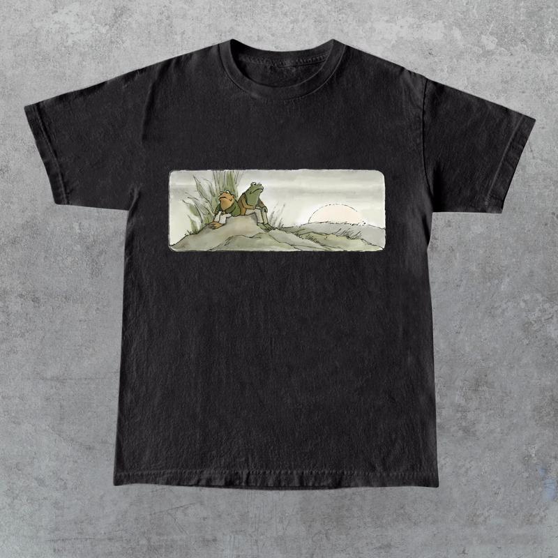 Toad 90s Vintage Graphic Shirt, Retro Sad Frog Tee, Nature Shirt, Funny T-Shirt, Book Lovers Shirt, Vintage Unisex Cotton Tee