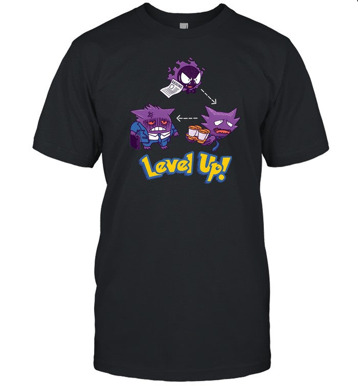 Shirt Gengar Pokemon Level Up