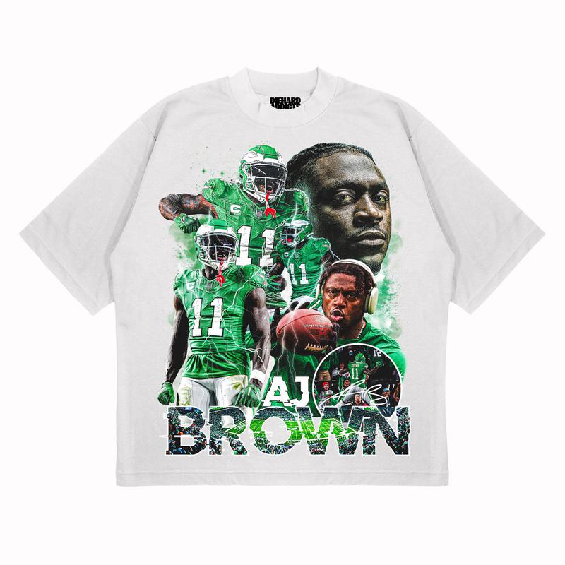 AJ Brown 11 Tee Vintage Tee Graphic T-Shirt Sweatshirt Hoodie Sport Tee - Gift For Fan