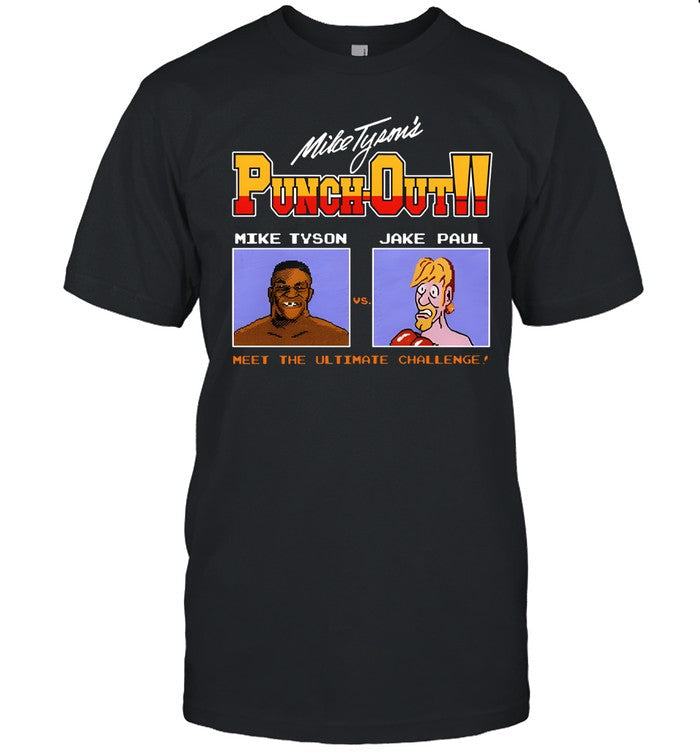 Punch Out Mike Tyson vs Jake Paul Meet The Ultimate Challenge shirt