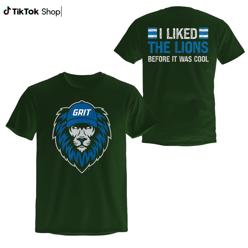 Grit TShirt, 313 Area Cod Shirt, Lion Before It Was Cool Sweater, Football Unisex Tee, Grit For Fans
