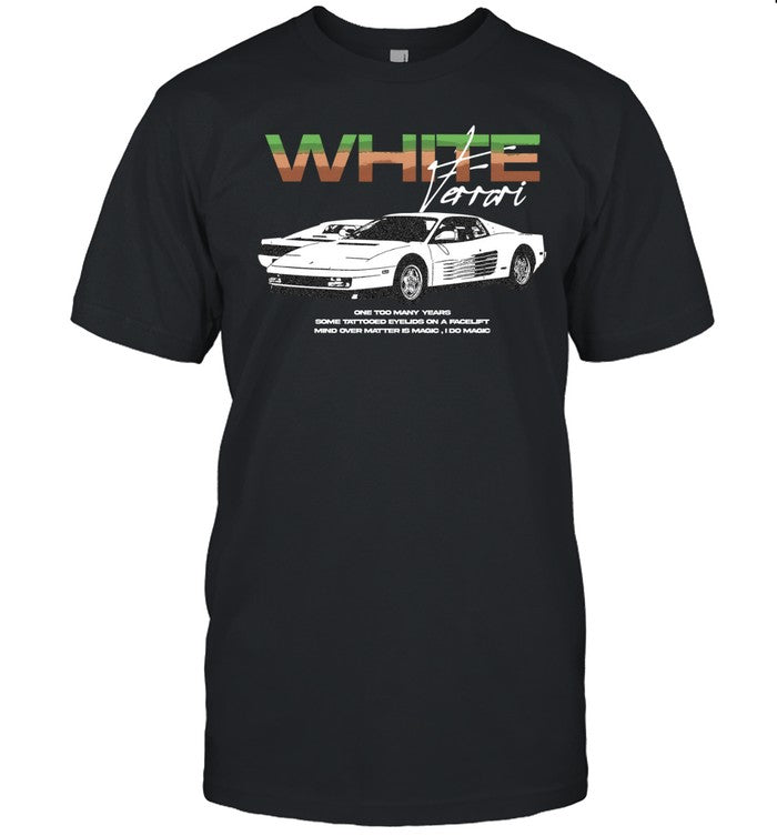 Limited White Ferrari Frank Ocean Shirt