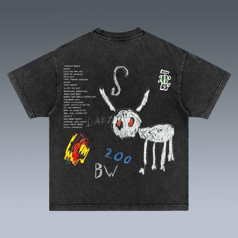 VINTAGE TEE FOR ALL THE DOGS- DRAKE , Free Shipping, tour 2024 shirt, Hiphop Shirt, Rapper Shirt