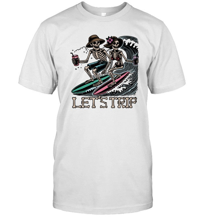 Sturniolo Let's Trip Skeleton Surf T-Shirt