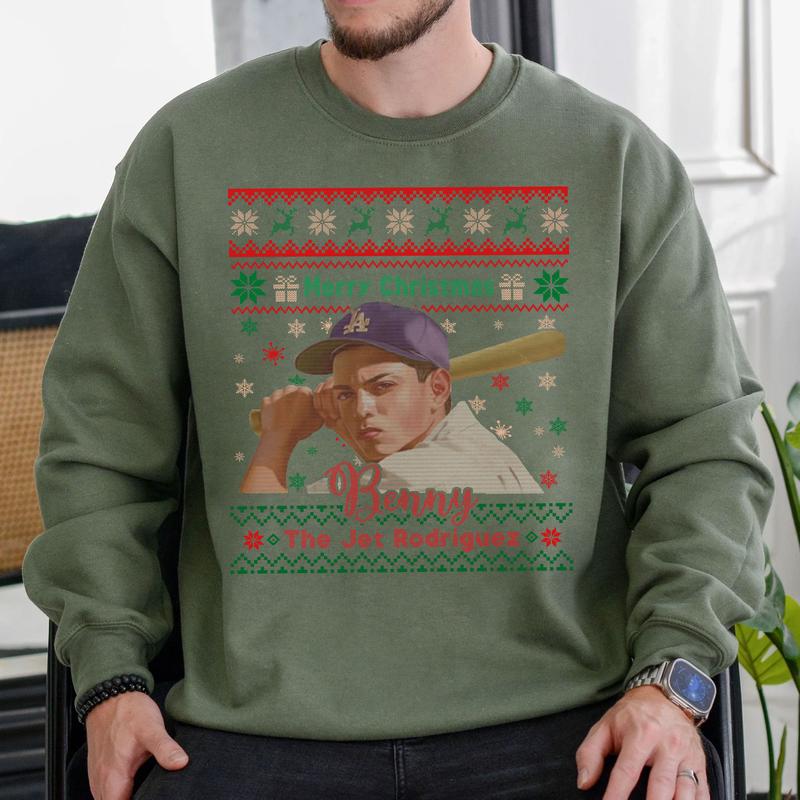 Sandlot Benney with Christmas Sweatshirt, Baseball Classic Movie Tshirt, 90’s Childhood Memories Tshirt_Sweatshirt_Hoodie, Gift For Baseball Lovers