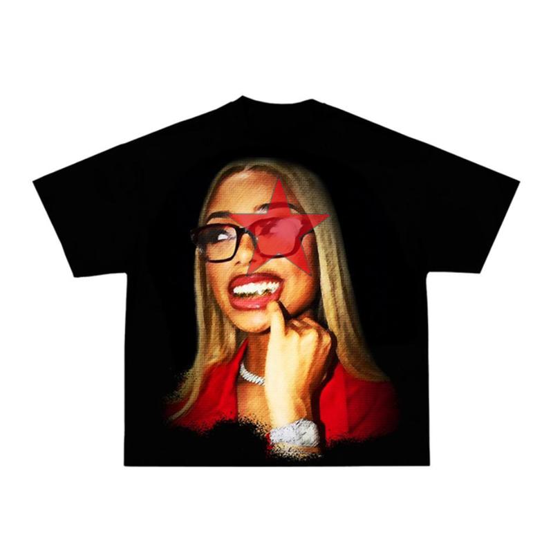 LADYYY LONDON TEE SuperStar Rap Tee Graphic Hip Hip Concert Cotton Fit
