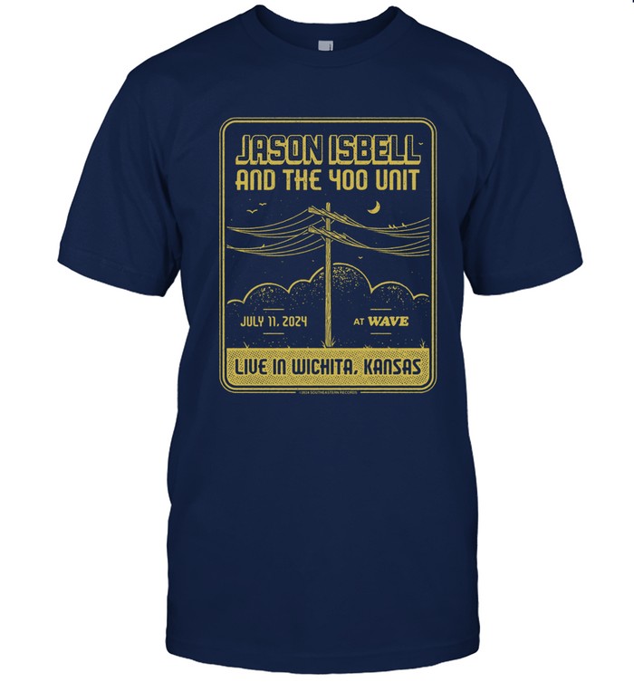 Jason Isbell and the 400 Unit July 11 2024 Wichita, KS Tee