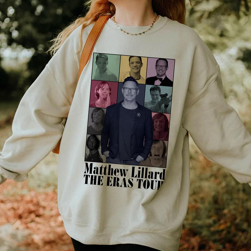 MATTHEW LILLARD Retro Graphic Tee, Ghost Face Stu Macher, Eras Tour , Scream Tee- Matthew Lillard Bootleg Tees Casual Fabric Menswear Top Fleece