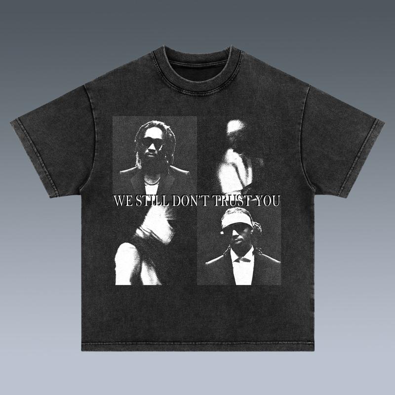 VINTAGE TEE WE STILL DON’T TRUST YOU-FUTURE V2 , Free Shipping, tour 2024 shirt, Hiphop Shirt, Rapper Shirt