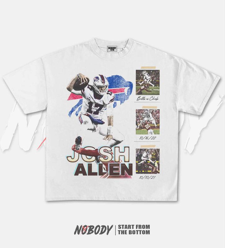 JOSH ALLEN GRAPHIC TEE VINTAGE TEE GRAPHIC T-SHIRT SWEATSHIRT HOODIE SPORT TEE - GIFT FOR FAN 1.0