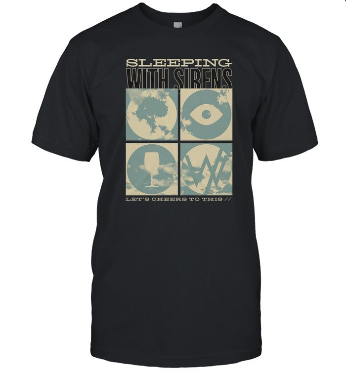 T Shirts Sleeping With Sirens Let's Cheers To This Limited
