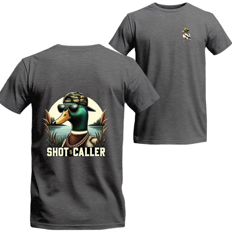 Hunting Duck T-shirt, Summer Hunting Short Sleeve Tee, Unisex Shirt, Beer Shirt, Drinking Shirt, Menswear Top