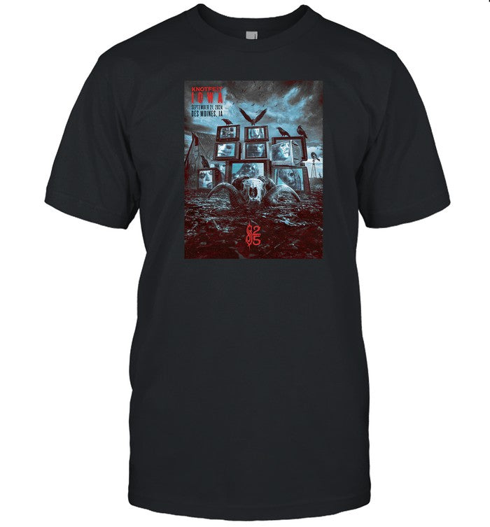 Concert Shirt Slipknot Sept 21 2024 Waterworks Park Des Moines Limited