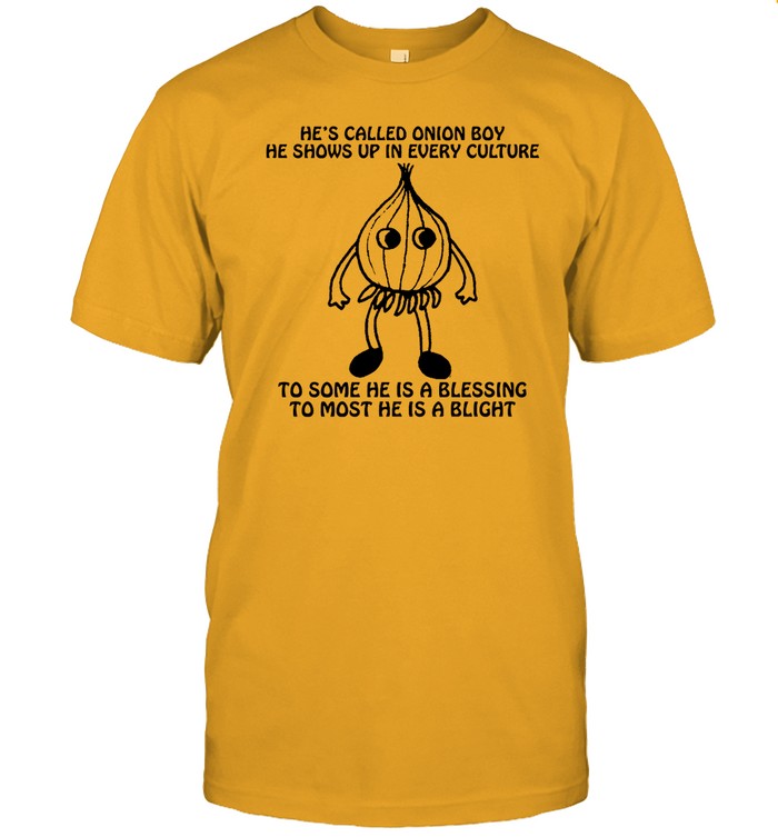 He's Called Onion Boy He Shows Up In Every Culture Shirt