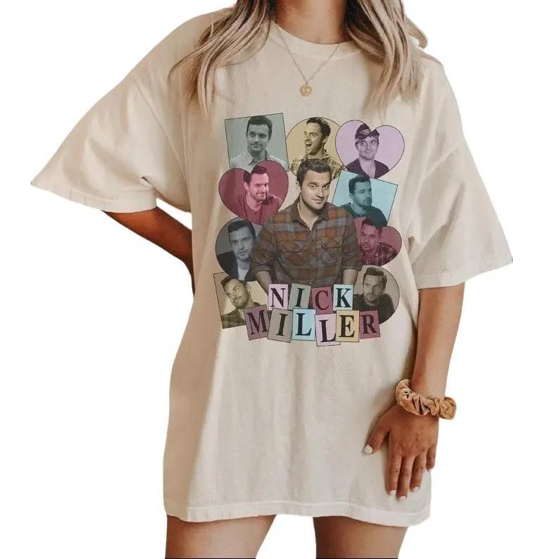 Nick Miller & Winston Schmidt College Selfie V2 T-Shirt Vintage New Girl Movie Shirt Nick and Schmidt the Pepperwood Chronicles Gift Merch