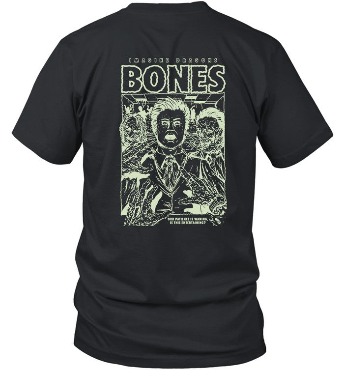 Imagine Dragons Glow In The Dark Bones Halloween T-Shirt