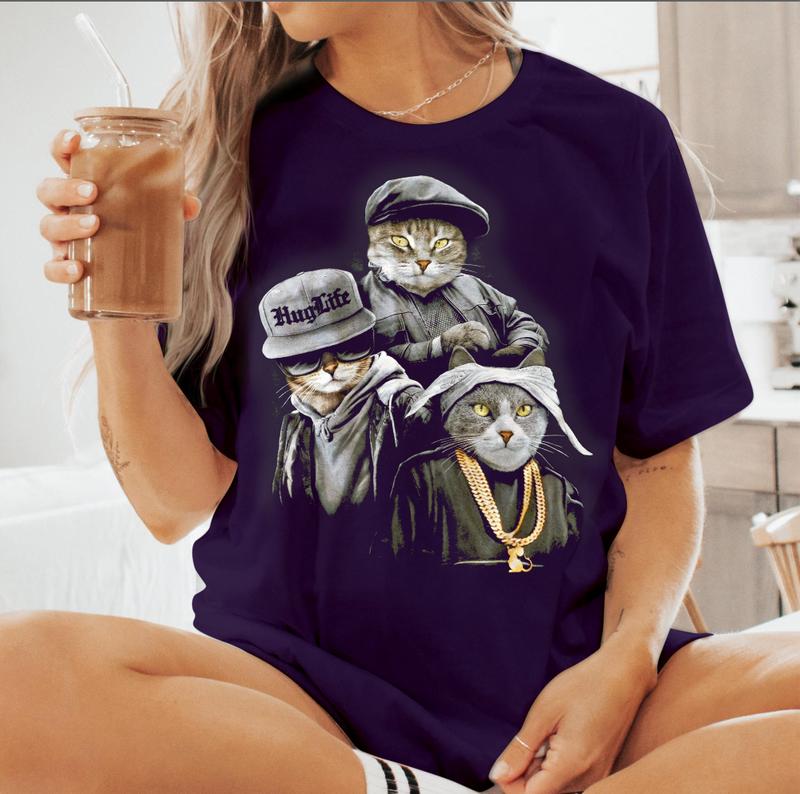 Thug Life HocusPocus Tshirt, The Golden Girls Thug Life Short Sleeve All Size Unisex Tee Shirt Cotton Medium Comfort Fabric Comfort Fabric